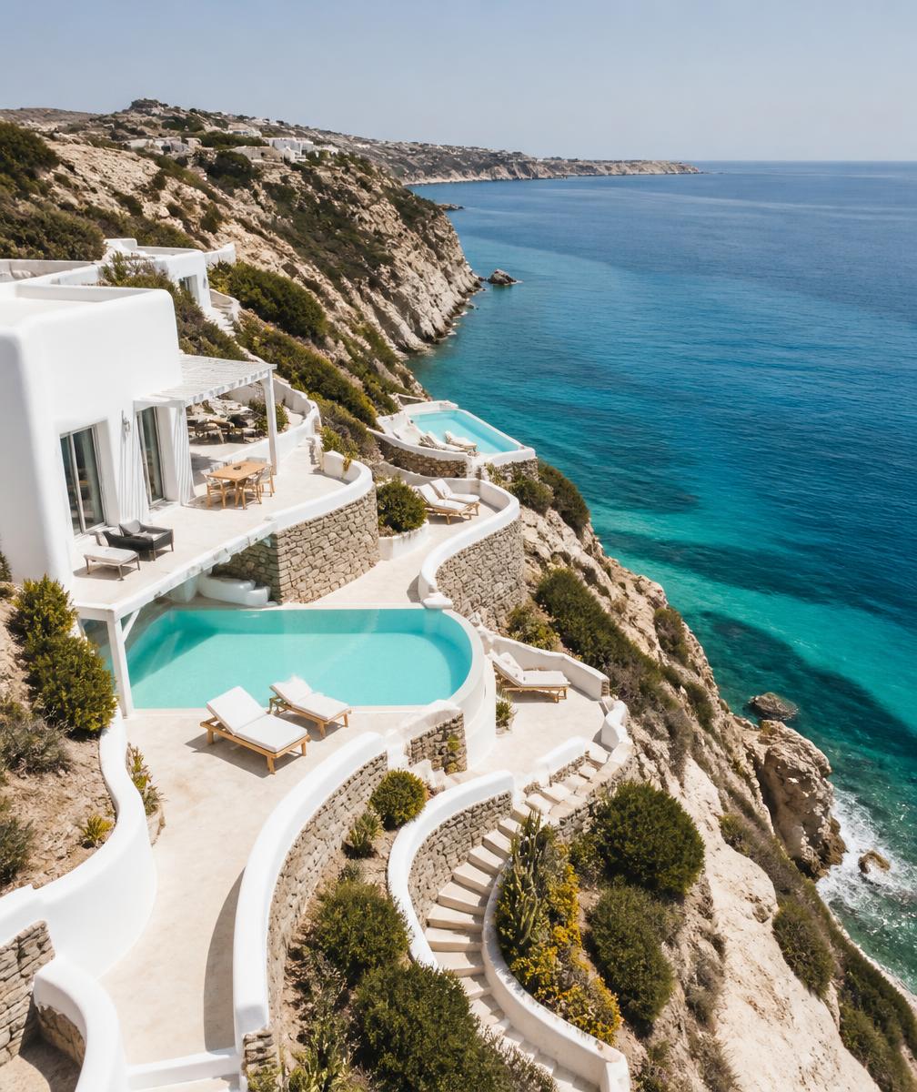 Azure Cliff Villas, Himara — luxury villa